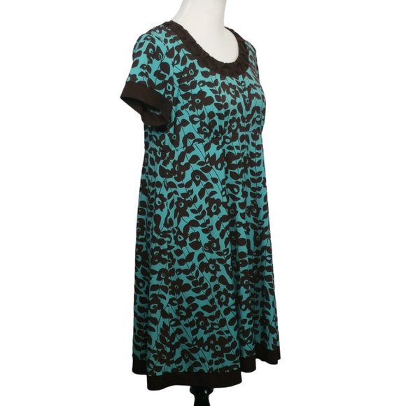 Apt. 9 dress in brown & turquoise Petite PL - Picture 5 of 6